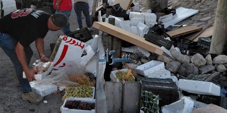بالفيديو والصور .. بلدية الزرقاء تنفذ حملة لإزالة المعرشات قرب جسر الكلية العسكرية - تليجراف الخليج