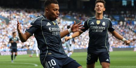 مبابي يتألق في فوز ريال مدريد بعشرة لاعبين على سوسييداد - تليجراف الخليج