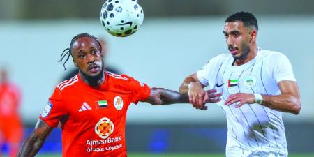 عجمان يلوي ذراع البطائح مجدداً ويحصد أول فوز بالدوري - تليجراف الخليج