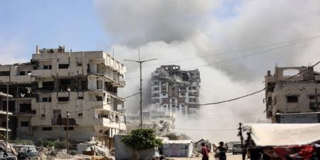 إصابات وتضرر مستشفى القدس بقصف للاحتلال على تل الهوا بمدينة غزة - تليجراف الخليج