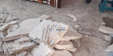 أصابتان إثر سقوط أجزاء من سقف منزل بالاغوار الشمالية .. صور - تليجراف الخليج