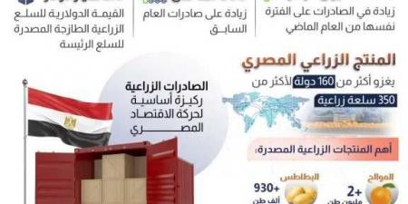 الصادرات الزراعية المصرية تتجاوز 7.2 مليون طن.. الموالح والبطاطس في الصدارة - تليجراف الخليج