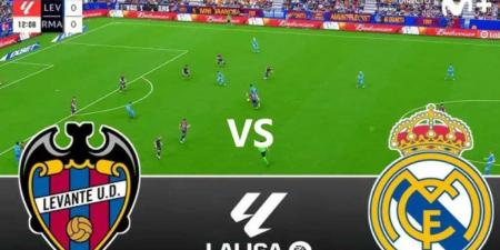 يلا شوت بلس.. بث مباشر لمباراة ريال مدريد ضد ليفانتي في الدوري الإسباني 2025-2026 - تليجراف الخليج
