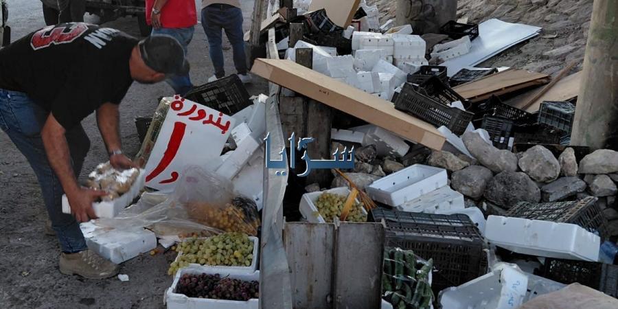 بالفيديو والصور .. بلدية الزرقاء تنفذ حملة لإزالة المعرشات قرب جسر الكلية العسكرية - تليجراف الخليج